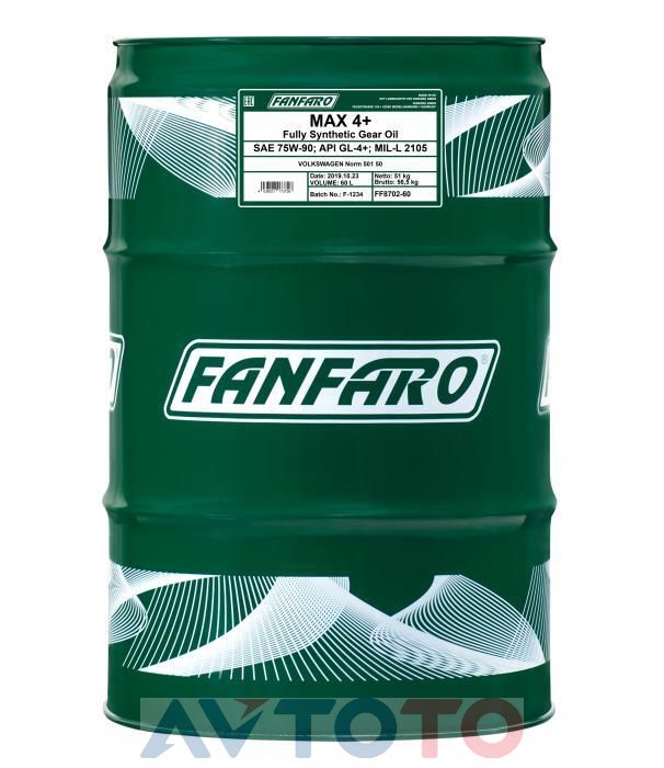 Трансмиссионное масло Fanfaro FF870260