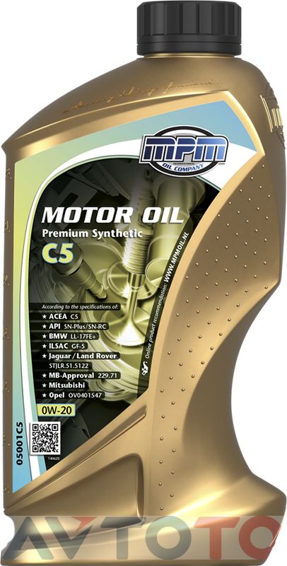 Моторное масло Mpm oil 05001C5