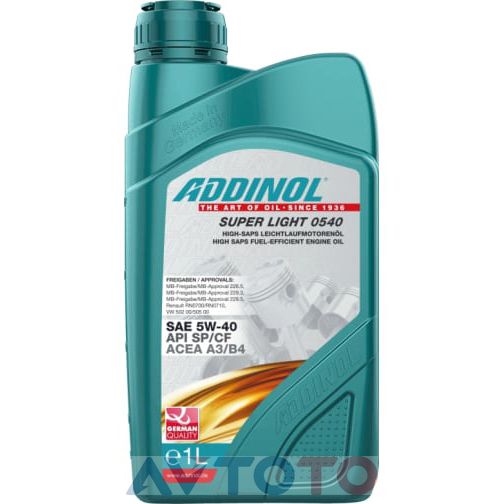 Моторное масло Addinol 72097707