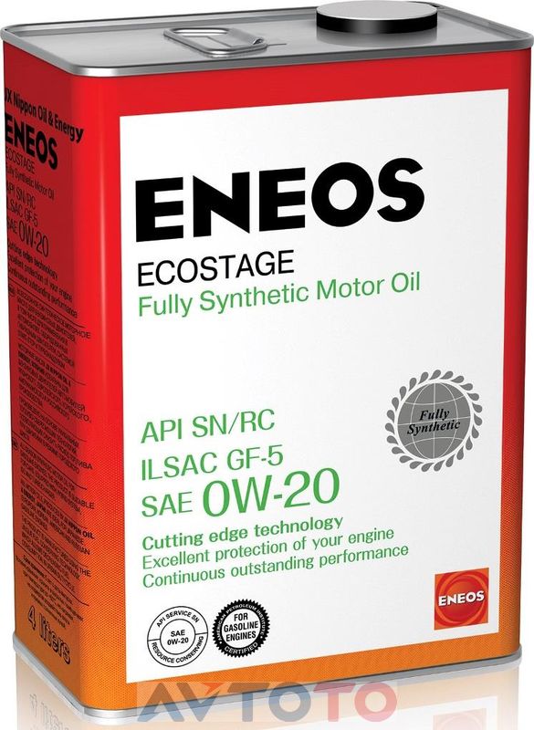 Моторное масло Eneos 8801252022022