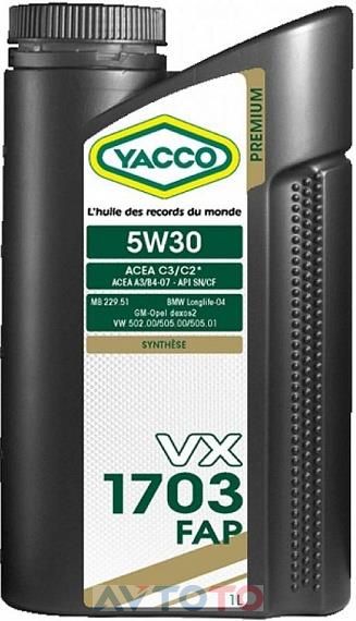 Моторное масло Yacco 301725