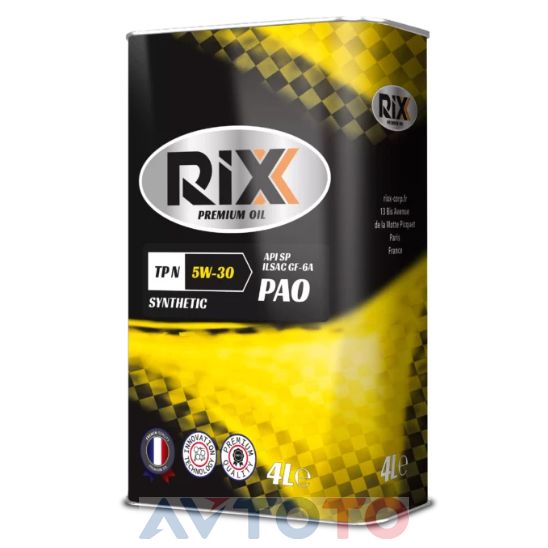 Моторное масло Rixx RX0007TPN