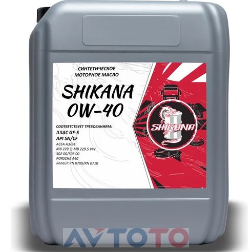 Моторное масло Shikana 78601