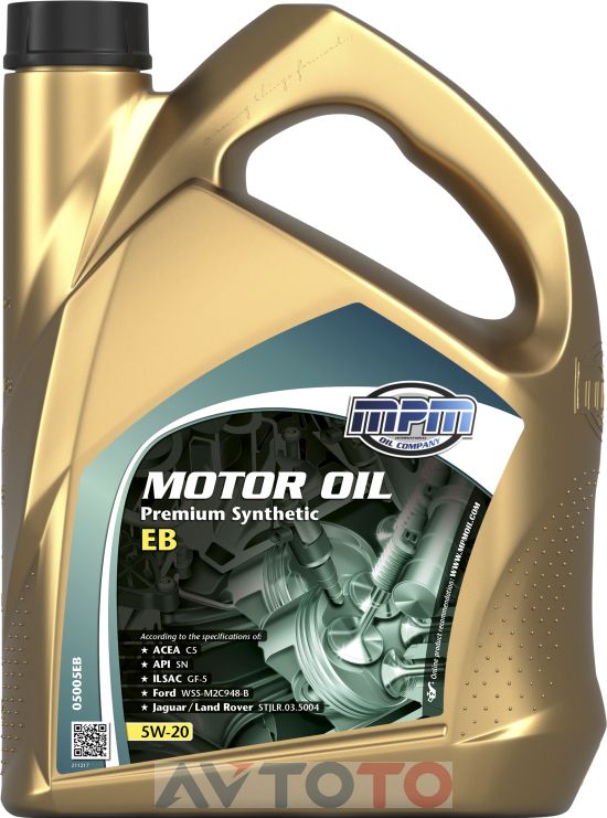 Моторное масло Mpm oil 05005EB