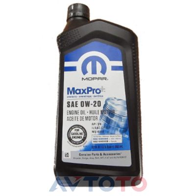Моторное масло Mopar 68218950AC