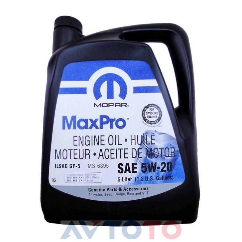 Моторное масло Chrysler 68218891AC