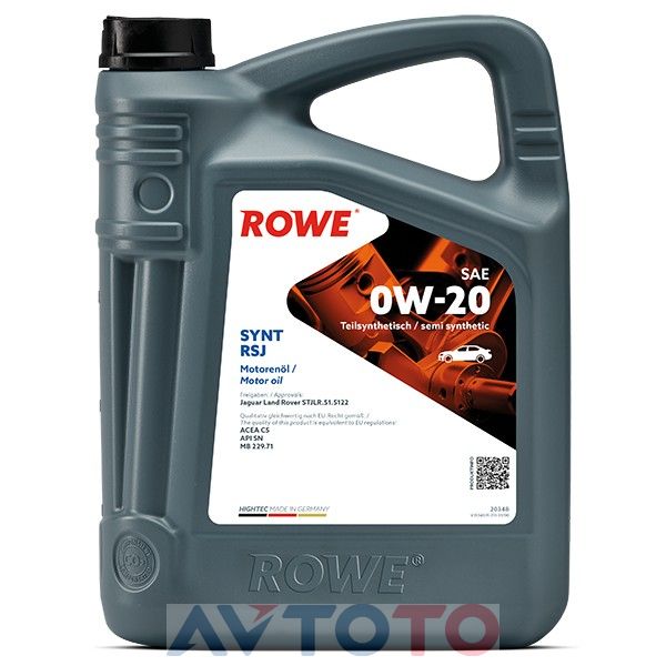 Моторное масло Rowe 20348005099