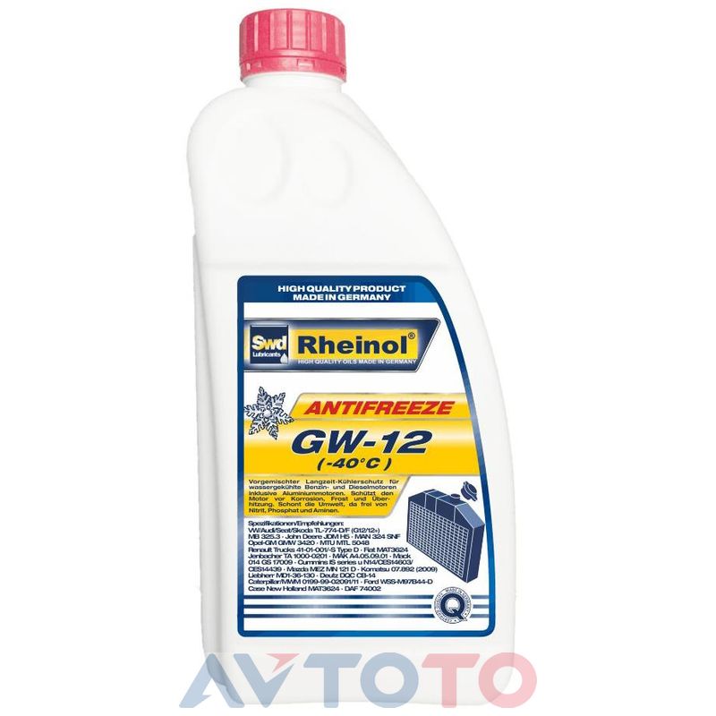 Охлаждающая жидкость Swd rheinol 39140180