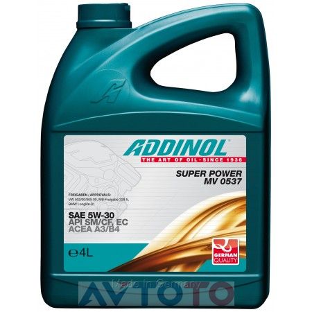 Моторное масло Addinol 4014766250520