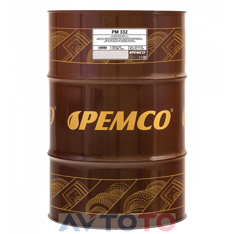 Моторное масло Pemco PM0332DR