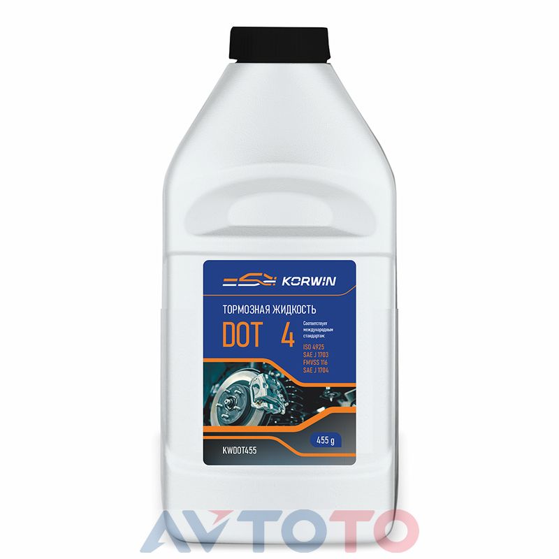 Тормозная жидкость Korwin KWDOT455