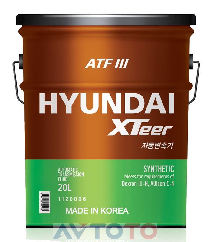 Трансмиссионное масло Hyundai XTeer 1120006