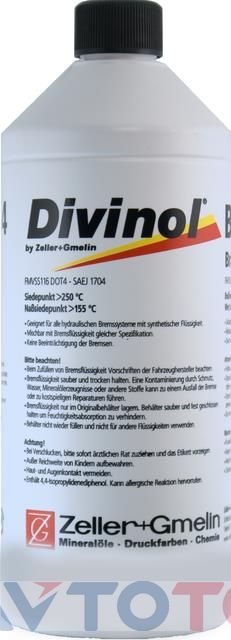 Тормозная жидкость Divinol 62170L004