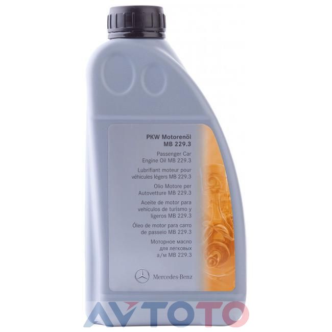 Моторное масло Mercedes Benz A000989730211BGFR