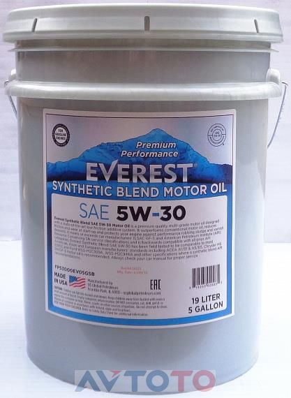 Моторное масло Everest FP53000EV19LSB