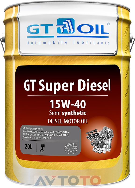 Моторное масло GT oil 8809059407080