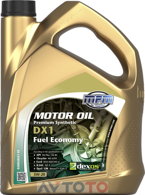 Моторное масло Mpm oil 05005DX1FE