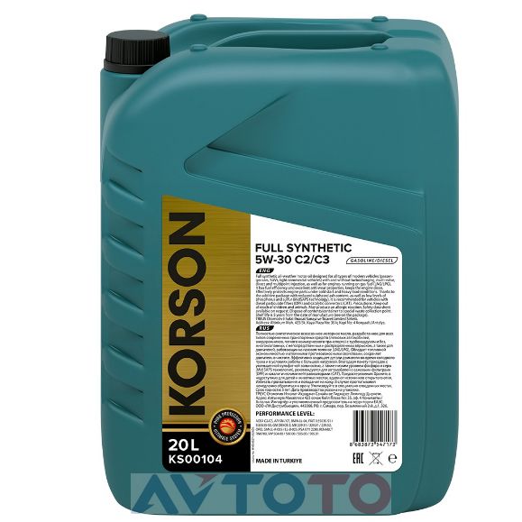 Моторное масло Korson KS00104