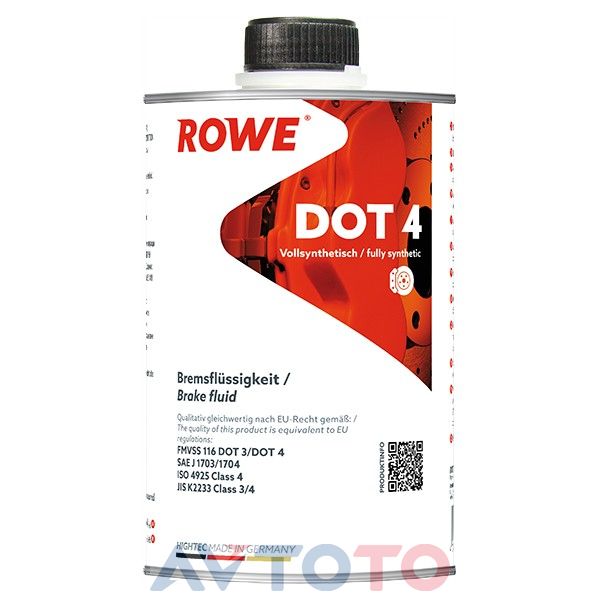 Тормозная жидкость Rowe 25109001099