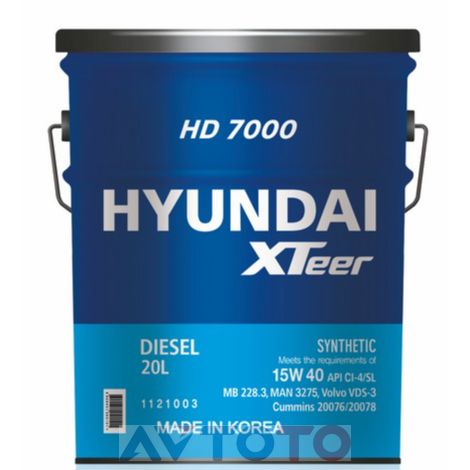 Моторное масло Hyundai XTeer 1121003