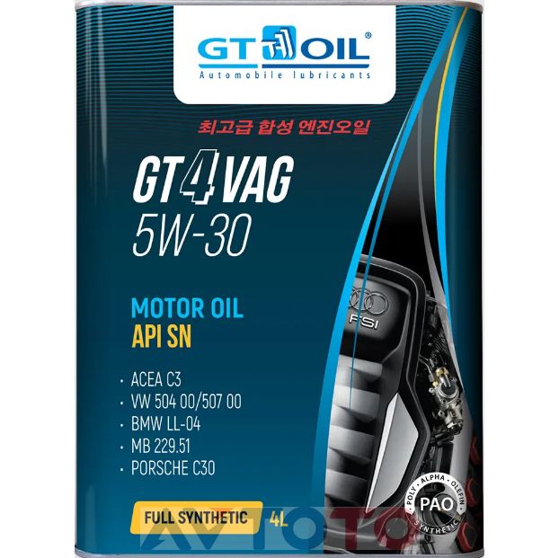 Моторное масло GT oil 8809059409879