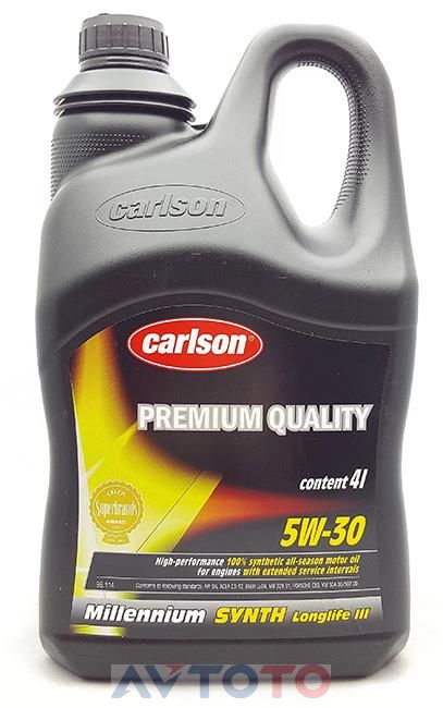 Моторное масло Carlson OIL 98114