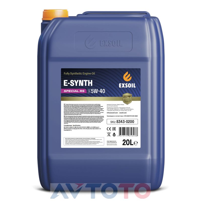 Моторное масло Exsoil 83430200