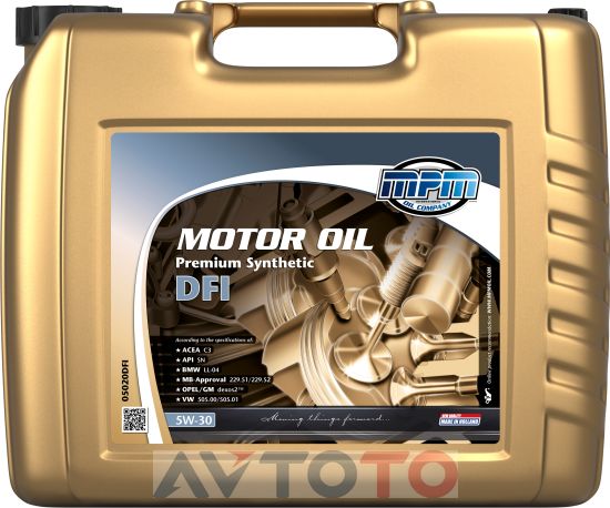 Моторное масло Mpm oil 05020DFI