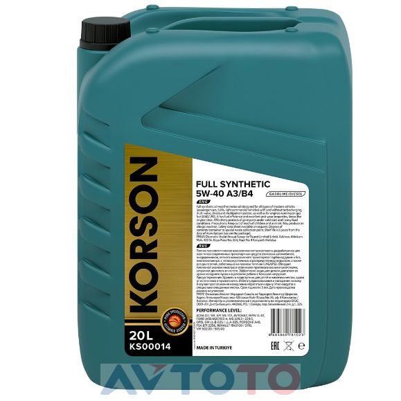 Моторное масло Korson KS00014