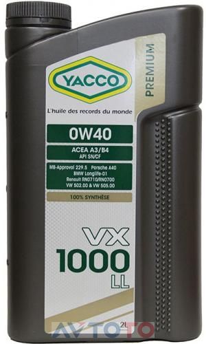 Моторное масло Yacco 306224