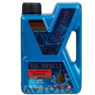 Моторное масло Extreme Lubricants EXVRL5W30LJ1L