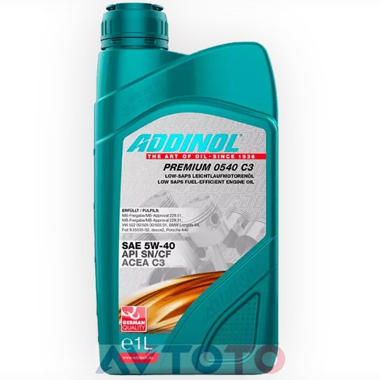 Моторное масло Addinol 72098007