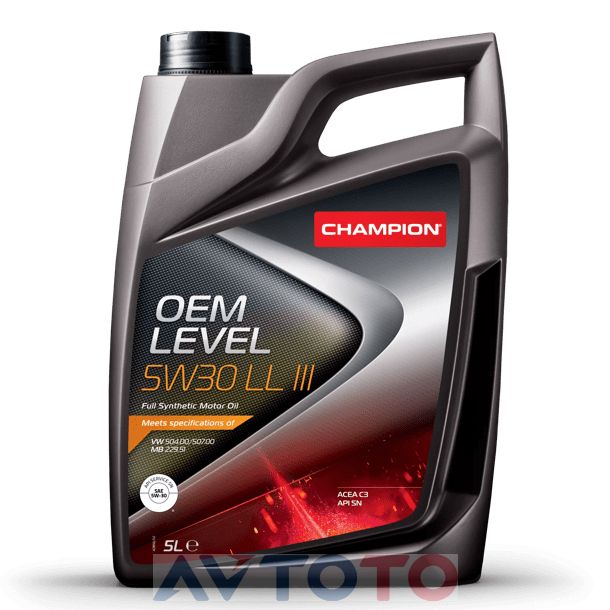 Моторное масло Champion oil 1043898