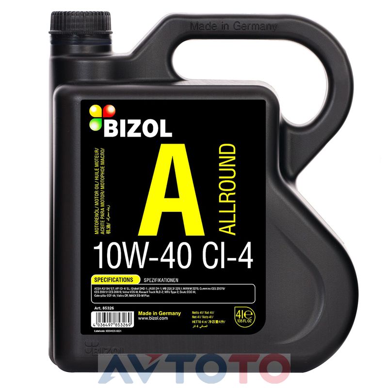 Моторное масло Bizol 85326