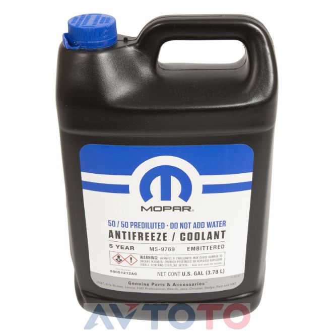 Охлаждающая жидкость Mopar 68051212AC
