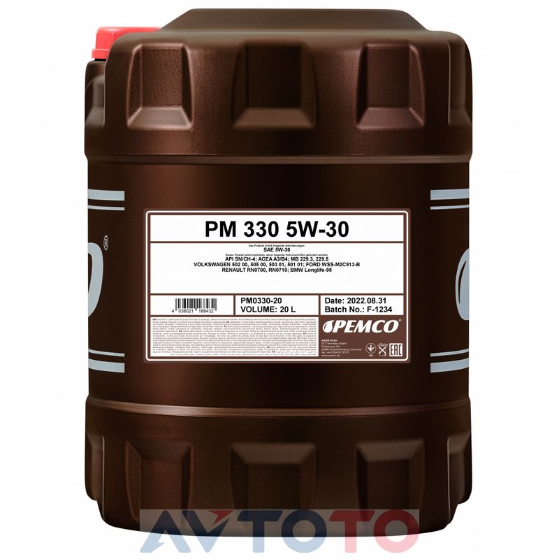 Моторное масло Pemco PM033020