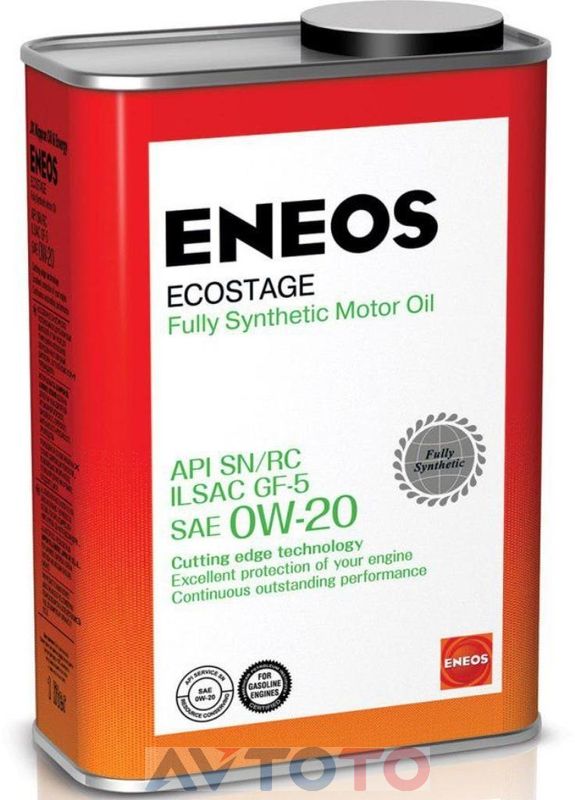 Моторное масло Eneos 8801252022015