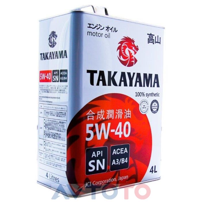 Моторное масло Takayama 605045