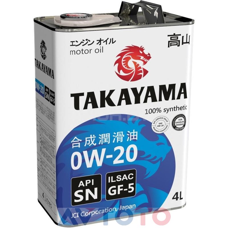 Моторное масло Takayama 605039