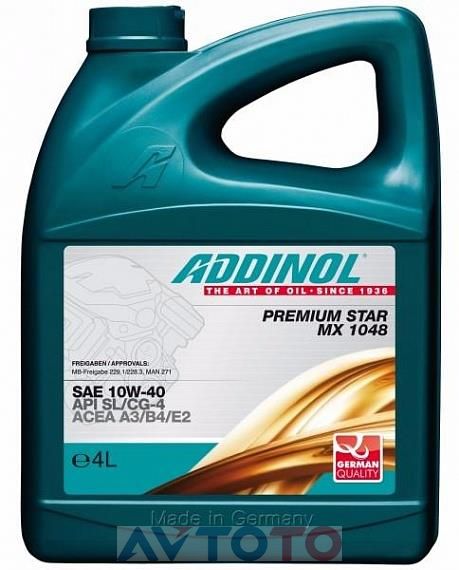 Моторное масло Addinol 4014766250544