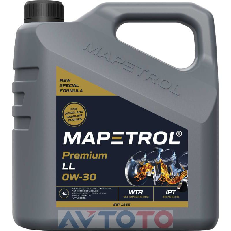 Моторное масло Mapetrol MAP0096