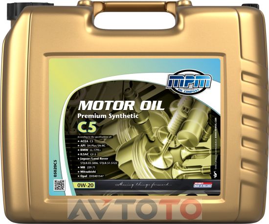 Моторное масло Mpm oil 05020C5
