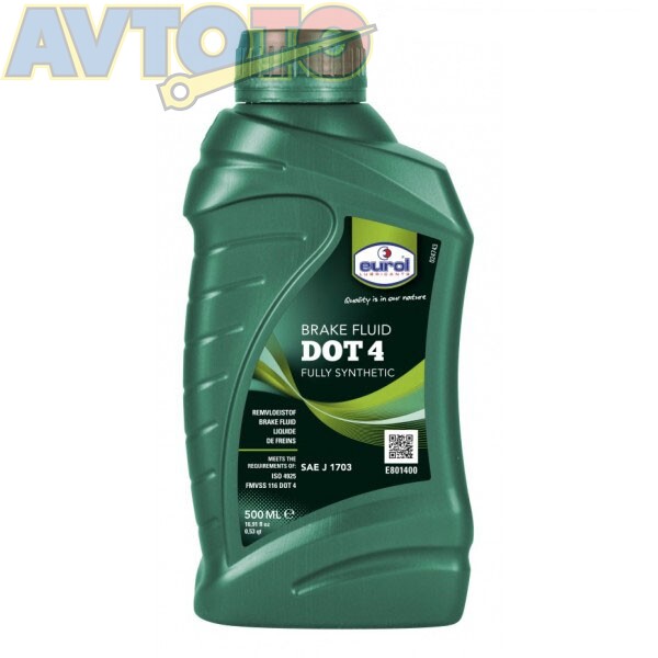 Тормозная жидкость Eurol E801400500ML