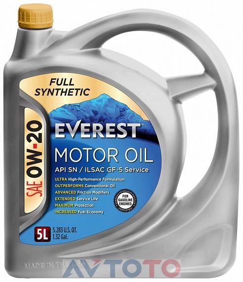 Моторное масло Everest FP02000EV05LFS