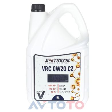 Моторное масло Extreme Lubricants EXVRC0W20CZ5L