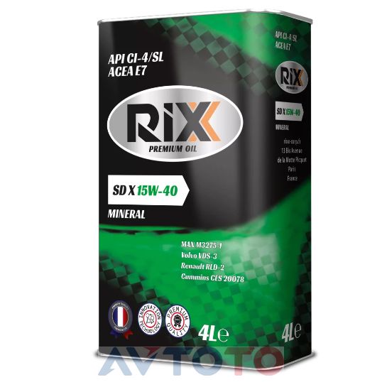 Моторное масло Rixx rx0001sdx