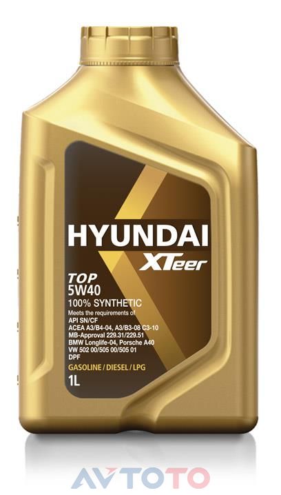 Моторное масло Hyundai XTeer 1011001