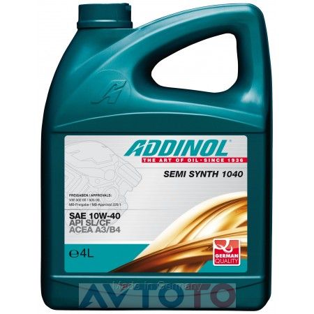 Моторное масло Addinol 4014766249968
