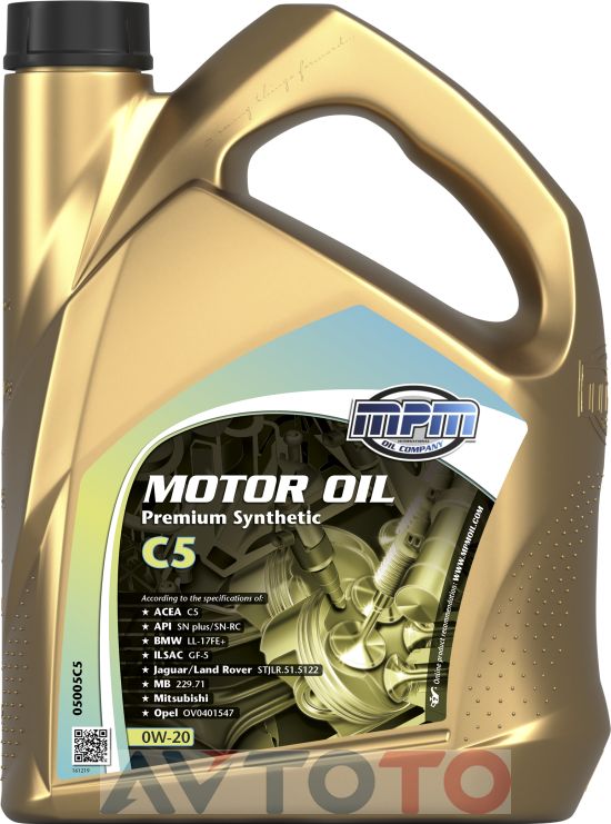Моторное масло Mpm oil 05005C5