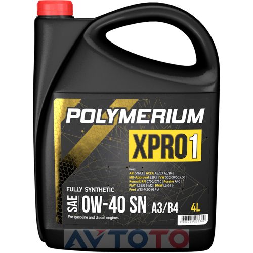 Моторное масло Polymerium XPRO1040SN4